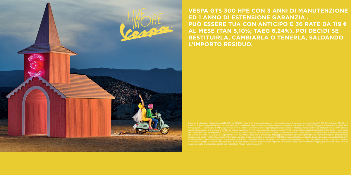 Vespa Ride Now e Vespa Care