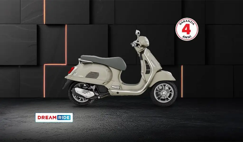 Vespa GTS Euro 5+: a novembre tua chiavi in mano e rate da 126 Euro al mese 