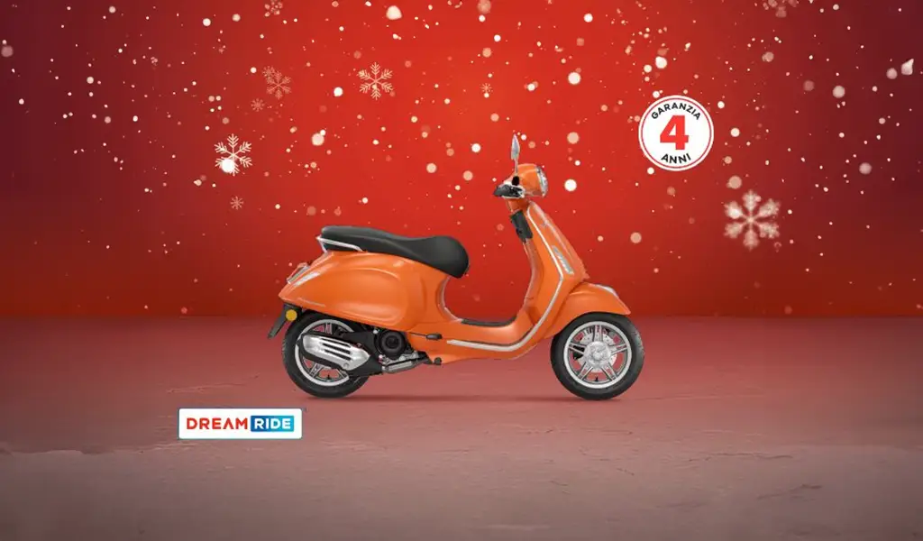 Vespa Primavera: a dicembre tua chiavi in mano con rate da 89 Euro al mese